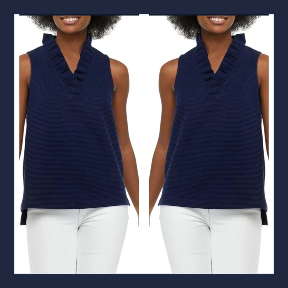 Belk Crown & Ivy™Women's Ruffle Top
